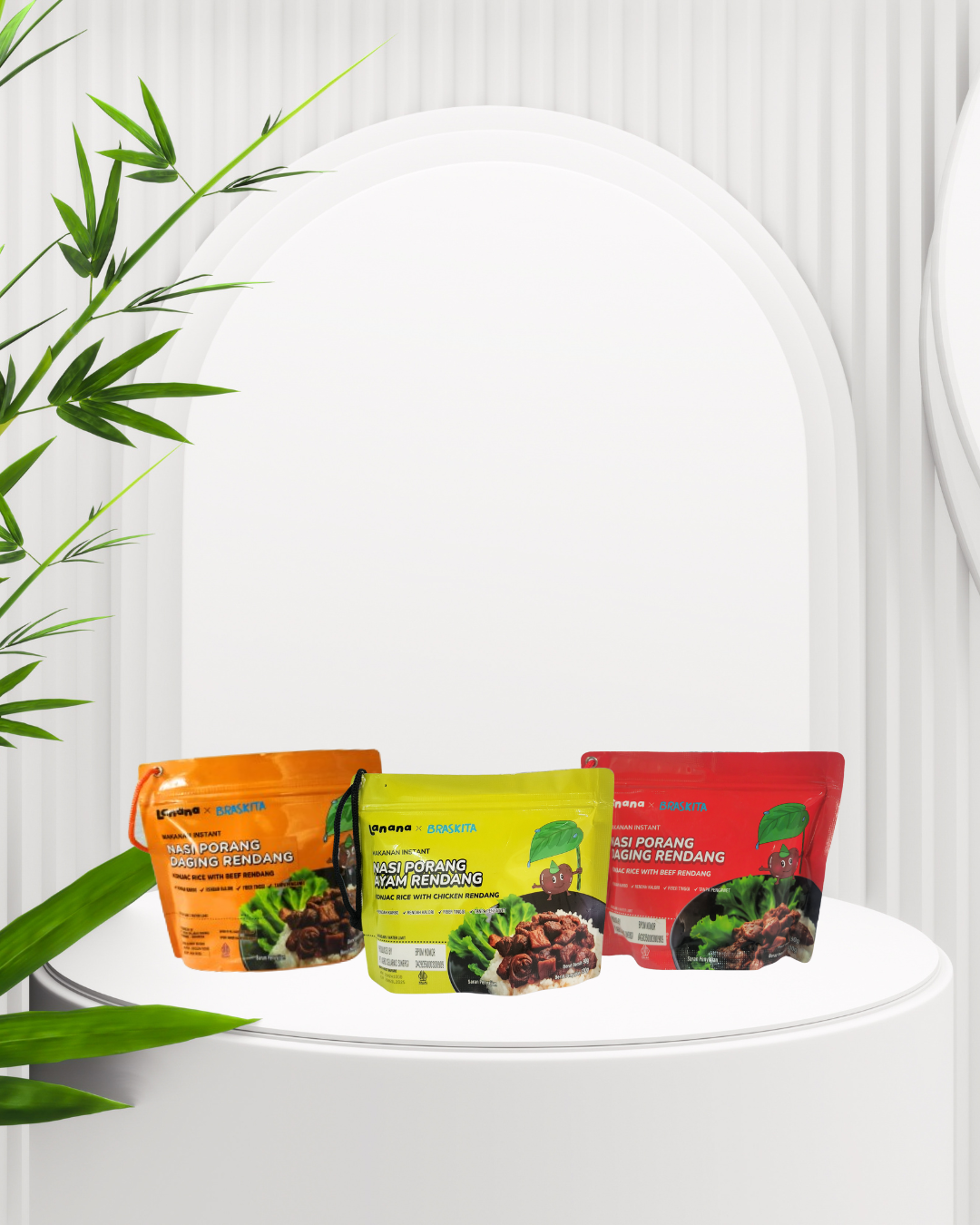 Nasi Porang Rendang.